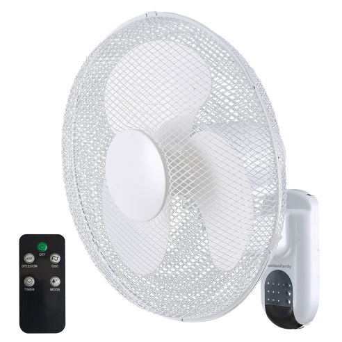 Ventilador de pared con mando a...
