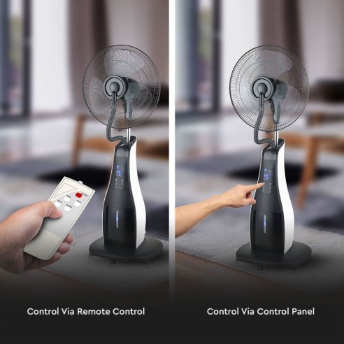 Ventilador con nebulizador,...