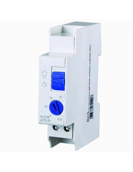 Trappenhuisautomaat, 1 functie, instelbaar 30 seconden ~ 20 minuten, 16A, 1 maakcontact - Ettroit ALC18