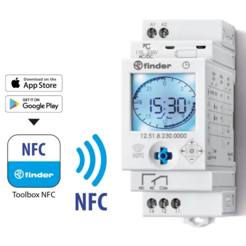 Horloge digitale NFC,...