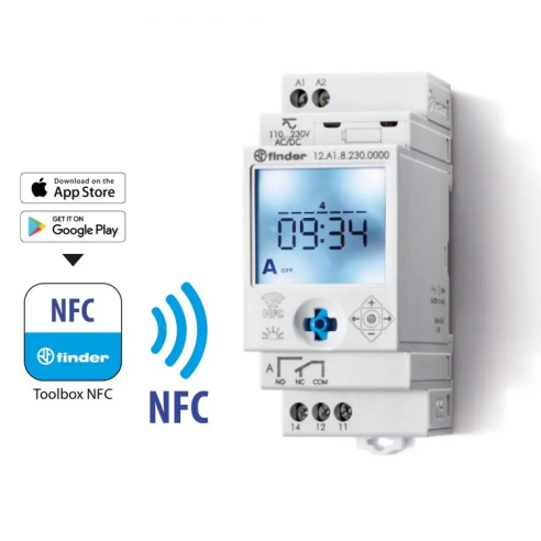 Interruptor astronómico digital NFC,...