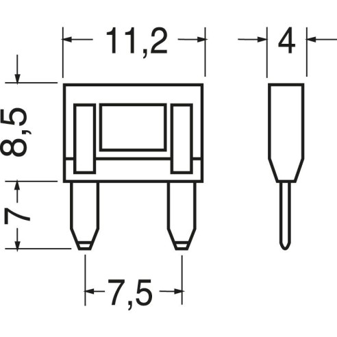 Mini zekering 30A