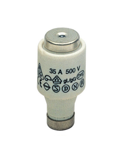 Fuse D, DIII G E33, delayed tripping, 28x50mm, 500V 63A, use gG - Wimex 5301363