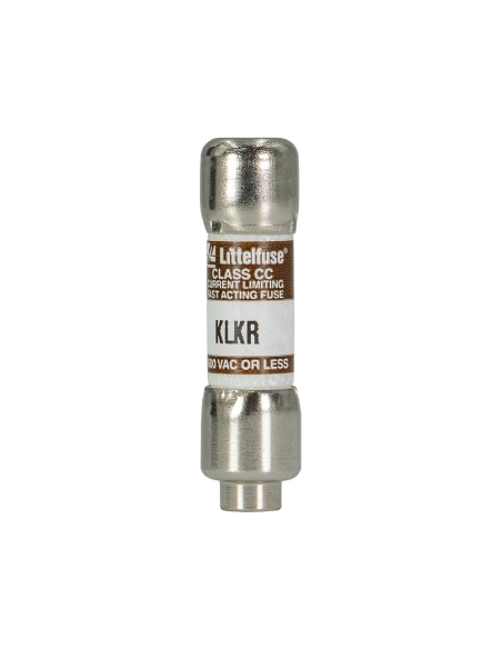 Cylindrical industrial fuse, 10.3x38mm, class CC, 600V 3A, fast, UL-CSA - Littelfuse KLKR003