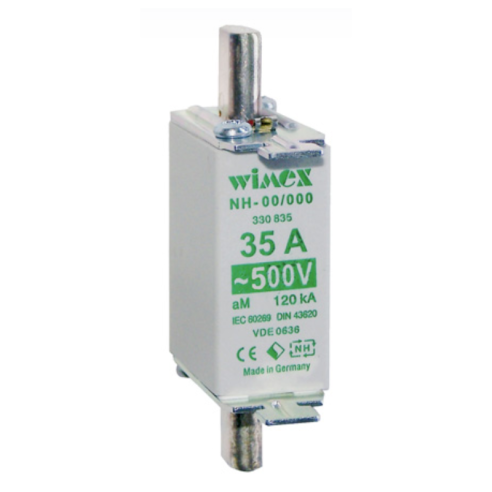 Fusible NH 000, 500V 16A, utiliser aM...