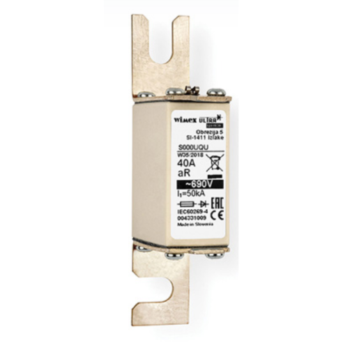 Fuse NH 00 B gR/aR, super fast, with...