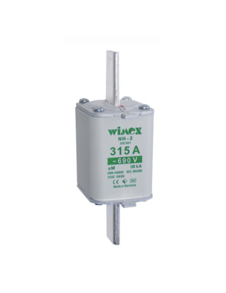 Fusible NH 2, 690V 100A, utiliser aM - Wimex 5508100