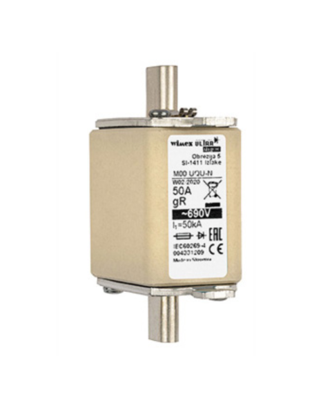 Fuse NH 2 gR/aR, super fast, with striker, 690V 355A - Wimex 5521695