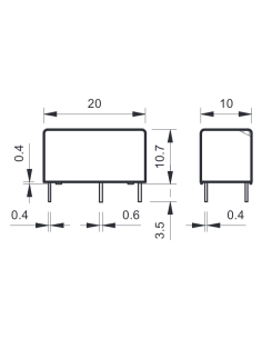 Relais, 5 Vdc, SPDT, 6 A,... 2