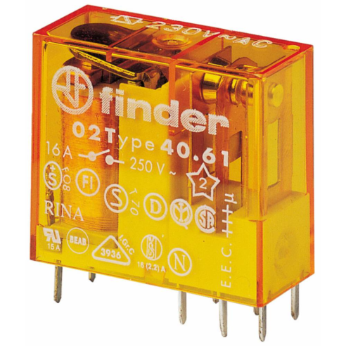 Power relay, 48 Vac, SPDT, 16 A,...