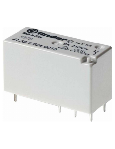 Flachrelais, 24 Vdc, DPDT,...