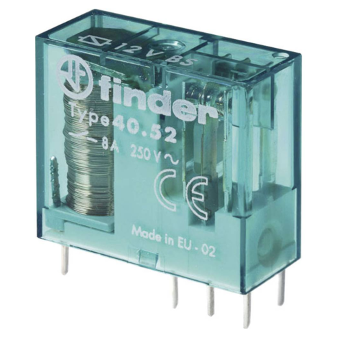 Power relay, 24 Vac/Vdc, DPDT, 8 A,...