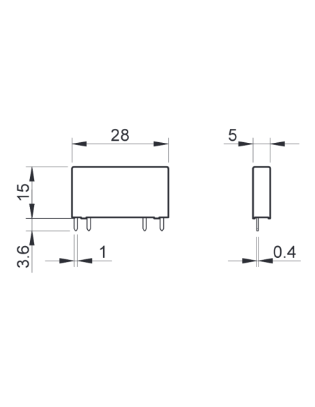 Solid-state slim relay, 24Vdc, SPST-NO, 2 A, switching voltage 240Vac, series 34.81 - Finder 34.81.7.024.8240