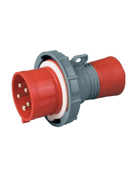 380V Schnellanschluss-Industriestecker, 3P+N+E, 16A, IP67, rot - Rosi 1008215R