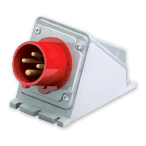 Industrial wall plug, 380V, 3P+E,...