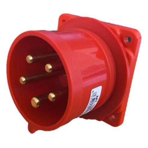 Enchufe industrial empotrable, 380V,...