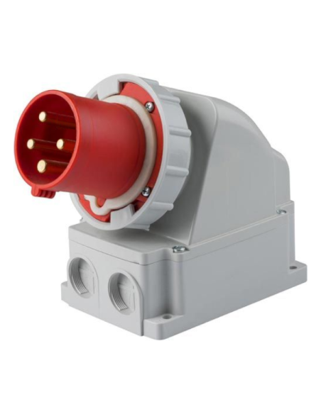 Industrielle Steckdose, 380V, 3P+E, 63A, IP67 - Rosi 1001068