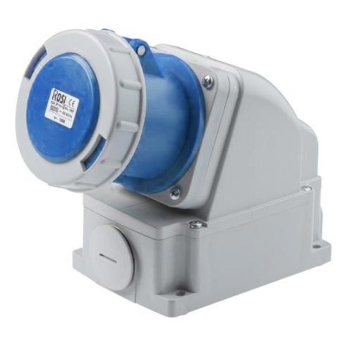 Industrial wall socket, 230V, 2P+E,...