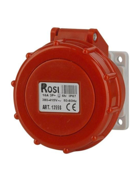 Industrie-Unterputzdose, 380V, 3P+E, 16A, IP67, 55x55mm - Rosi 1001355S