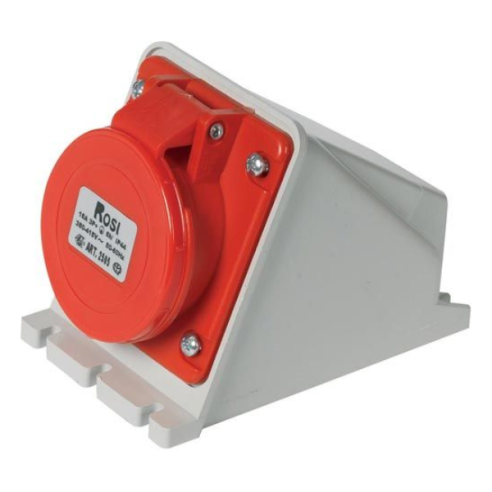 Industrial wall socket, 380V, 3P+E,...