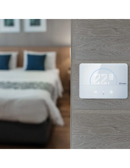 Bliss2 WiFi-thermostaat, tiptoetsen, werkt op batterijen - Finder 1C.B1.9.005.0007