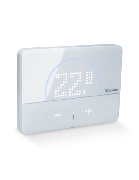 Bliss2 WiFi thermostaat met gateway, tiptoetsen, batterijvoeding - Finder 1C.B1.9.005.0007POA