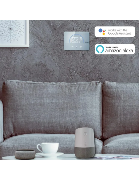 Termostato Bliss2 WiFi con gateway, tasti a sfioramento, alimentazione a batteria - Finder 1C.B1.9.005.0007POA