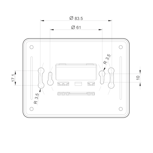 Termostato Bliss2 WiFi con gateway,...