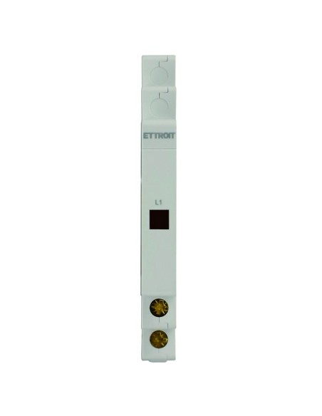 Indicatore luminoso led, rosso, 1 modulo, 220Vac, 1 fase - Ettroit JXB1D-100