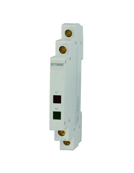 Led-Kontrollleuchte, rot, 1 Modul, 220Vac, 2 Phasen - Ettroit JXB1D-200