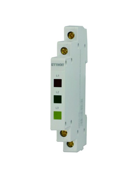 Led-Kontrollleuchte, rot / grün, 1 Modul, 220Vac, 3 Phasen - Ettroit JXB1D-300