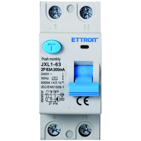Interruptor diferencial residual puro...