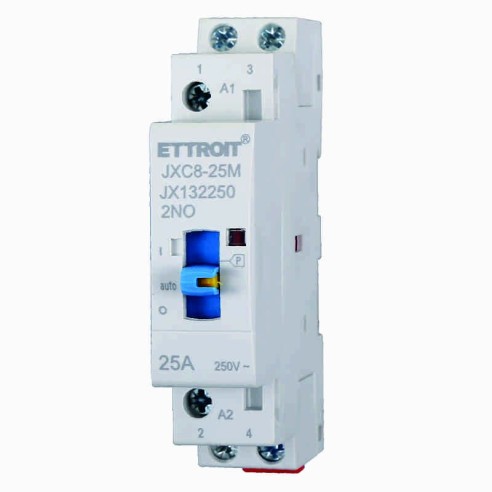 Contacteur 230Vac, 2P, 25A, 1 module,...