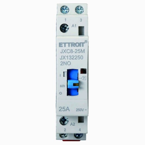 Contacteur 230Vac, 2P, 25A, 1 module,...
