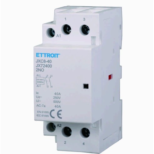 Contactor 230Vac, 2P, 40A, 2 módulos,...
