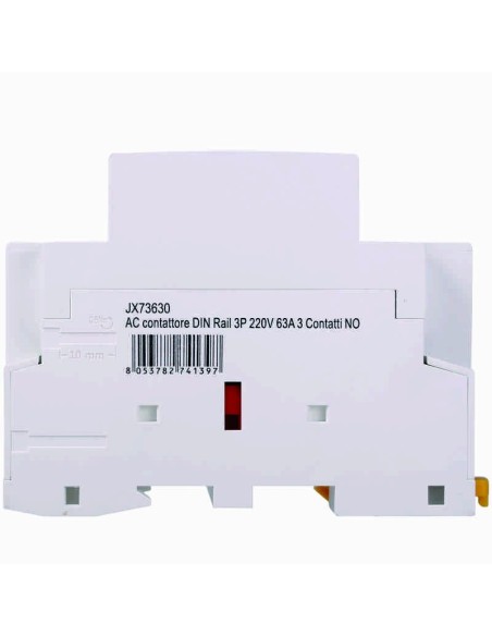 Contattore 230Vac, 3P, 63A, 3 moduli, 3 contatti NO - Ettroit JX73630