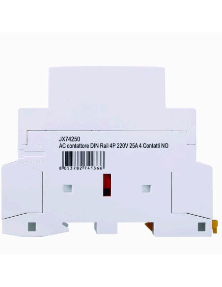 Contactor 230Vac, 4P, 25A, 2 módulos, 4 contactos NA - Ettroit JX74250