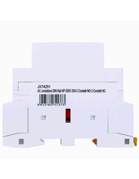 Contattore 230Vac, 4P, 25A, 2 moduli, 2 contatti NO + 2 contatti NC - Ettroit JX74251