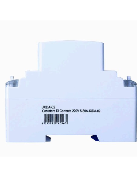 Single-phase current meter, 230Vac, 5A ~ 80A, 2 modules - Ettroit JXDA-02