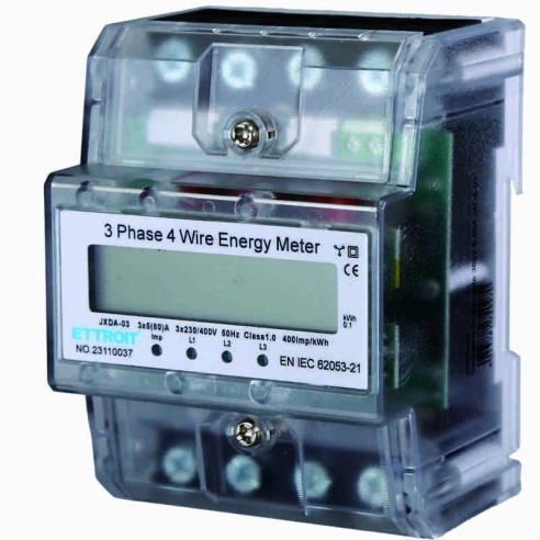 Three-phase current meter, 380Vac, 5A...