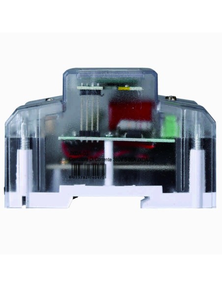 Three-phase current meter, 380Vac, 5A ~ 80A, 4 modules - Ettroit JXDA-03