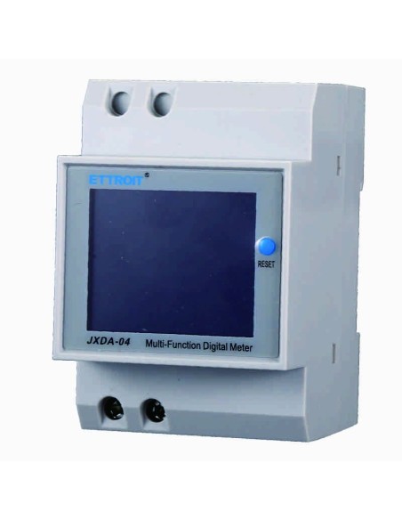 Multifunctionele meter, 40 ~ 300 Vac, 0 ~ 100A, 3 modules, het meten van spanning, stroom, vermogen, energie - Ettroit JXDA-04