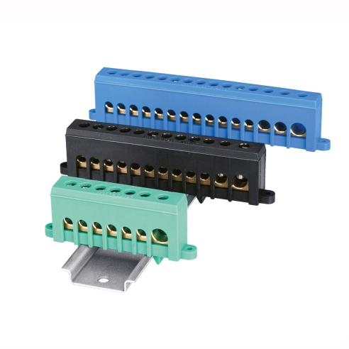 Din rail insulated terminal block, 7...