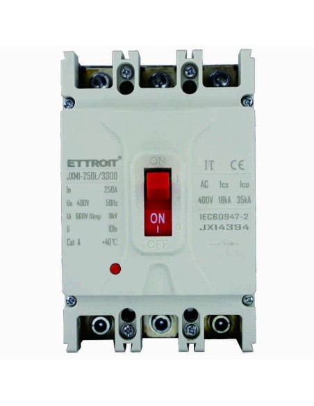 Miniatur-Leistungsschalter, 3P, 380Vac, 250A, 35KA - Ettroit JX14394