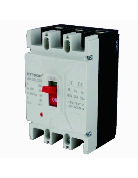 Miniatuurschakelaar, 3P, 380Vac, 200A, 35KA - Ettroit JX14395