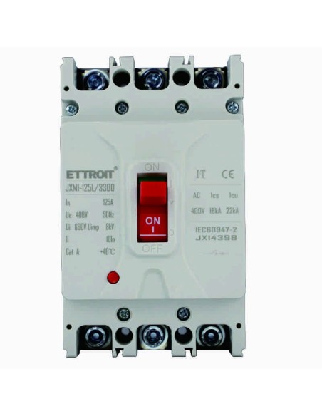 Miniatur-Leistungsschalter, 3P, 380Vac, 125A, 25KA - Ettroit JX14398