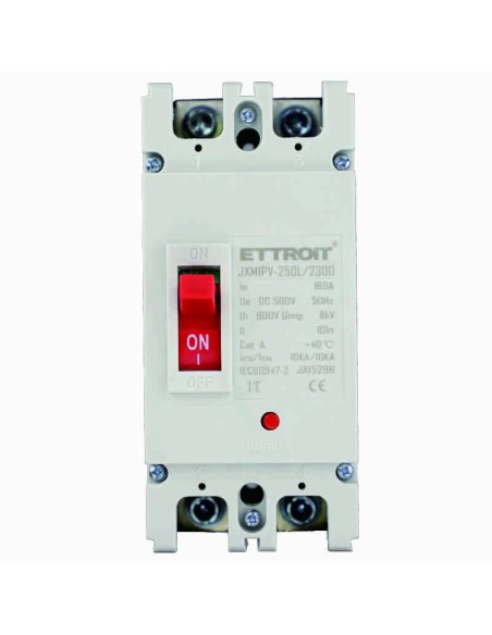 Miniatuurschakelaar, 2P, 500Vac, 160A, 10KA - Ettroit JX15296