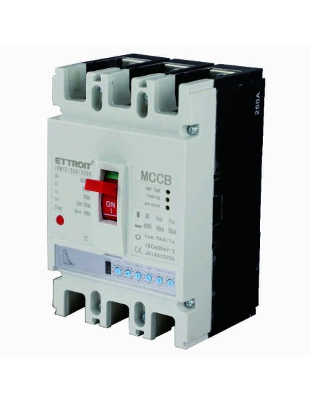 Industriële stroomonderbreker, instelbaar 100~250A, 3P, 35KA - Ettroit JX14310250