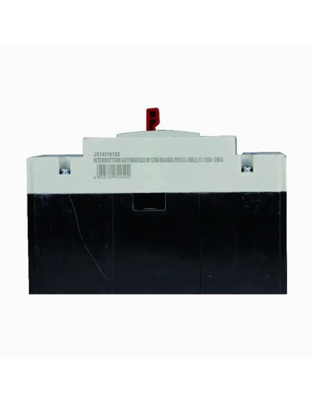 Interruttore industriale automatico, regolabile 63 ~ 125A, 3P, 25KA - Ettroit JX14316125