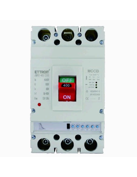 Interruttore industriale automatico, regolabile 160 ~ 400A, 3P, 50KA - Ettroit JX14322400